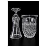 Lot of Two Gorham Clear Crystal Items