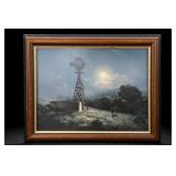 Dalhart Windberg Windmill Landscape Artwork