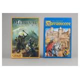 Lot of Medieval Mastery & Carcassonne Board Games