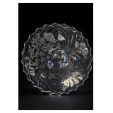 Sterling Silver Overlay 25th Anniversary Platter