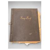 Vintage Scrapbook WWII Era Postcards & Ephemera