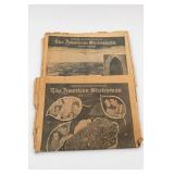 The American Statesman Lot of Newspaper Sections