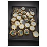 Lot of Gold-Tone Watch Cases, Sagittarius Dials