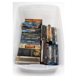 One-Lot Mixed DVD & Blu-ray Movie/TV Storage Bin