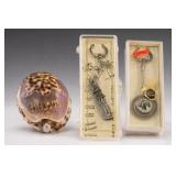 Vintage Hawaii Souvenirs: Shell, Key Chains Etc