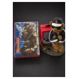 Lot of Budweiser Cards & NASCAR No. Bear Display