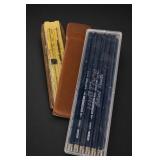 1-Lot Writing & Drafting Implements: Rule, Case