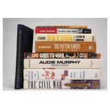 Lot of 9+ Military, WWII & Civil Hardcover Books