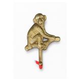 Heavy Metal Figural Monkey Wall Hook
