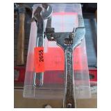 Lot of Adjustable Wrenches and Hammer