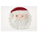 Vintage Santa Claus Face Holiday Tray