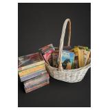Basket of Vintage Juvenile Books Black Beauty Etc