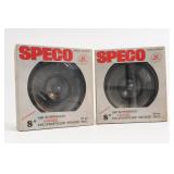 Lot of 2 Vintage SPECO G810CPP 8-Inch Speakers