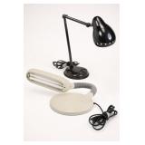 Lot of Two Articulated Desk/Task Lamps