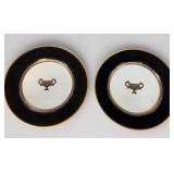 Lot of Fitz and Floyd Amphora Plates, 1978