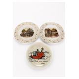 Lot of 3 Plates, Including Norman Rockwell
