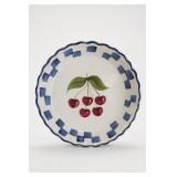 Laurie Gates Cherry Pie Plate Williams Sonoma