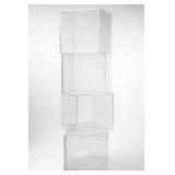 Lot of Clear Acrylic Retail Display Fixtures Riser