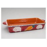 Solimene Vietri Fish & Fruit Ceramic Dish