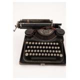 Underwood Four-Bank Portable Typewriter with Case