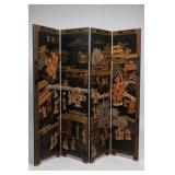 Four-Panel Chinese-Style Folding Screen