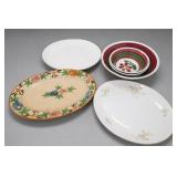 Lot of 6 Decorative Ceramic Dishes & Bowls