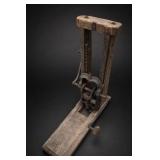 Antique Barn Beam Boring Machine