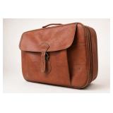 Brown Soft-Sided Luggage Case
