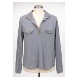 Burberry London Gray Shirt, Size XXL