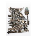 Lot of Silverplate Flatware Pieces