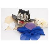Lot of 5 Decorated Women's Hats