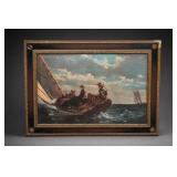 Winslow Homer Breezing Up Framed Museum Print