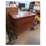 Six-Drawer Wooden Chest of Drawers