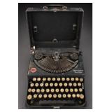 Remington Portable Typewriter with Case