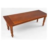 Approx. 48 x 19 in. Traditional Wooden Table