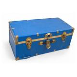 Blue Covered Storage Trunk