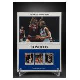 3 Comoros 1984 Olympic Basketball Stamps