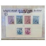 Lot of 6 1942 Bohemia & Moravia Semi-Postal Stamps
