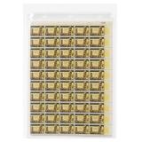 Set of 50 United States Post Yellow-Invert Pane