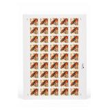 United States Postal Service 1999 1ï¿½ 50-Stamp Pane