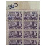 United States Post Office Centennial Sheet