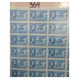 United States Post Office Department Stamp Pane