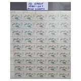 United States Post Office Department Stamp Sheets
