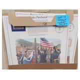 History of America in Stamps, 8 Panels