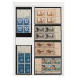 Lot of Six U.S. 4ï¿½ Plate Blocks