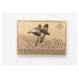 U.S. Department of the Interior 1940 $1 Duck Stamp