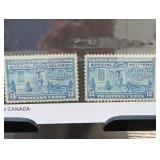Pair of United States Post Office Delivery Stamps