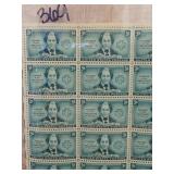 United States Post Office Department Stamp Sheet