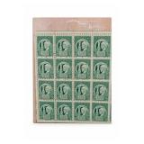 United States Post Office Department Stamp Sheet