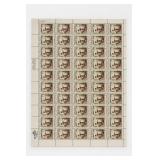 1973 Set of 55 United States Postal Sawyer Sheet